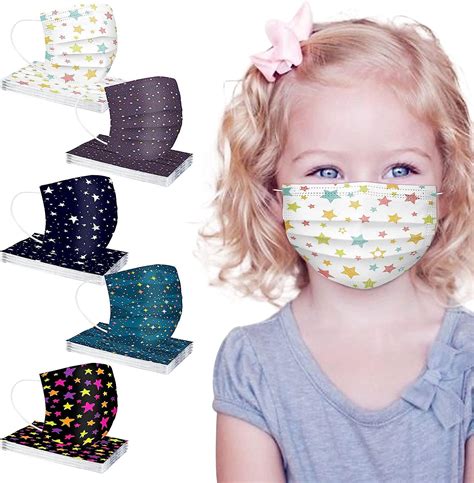 Kids Masks Childrens Face Masks Disposable 3 Layer