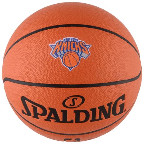 New York Knicks Spalding Official Size Logo Basketball