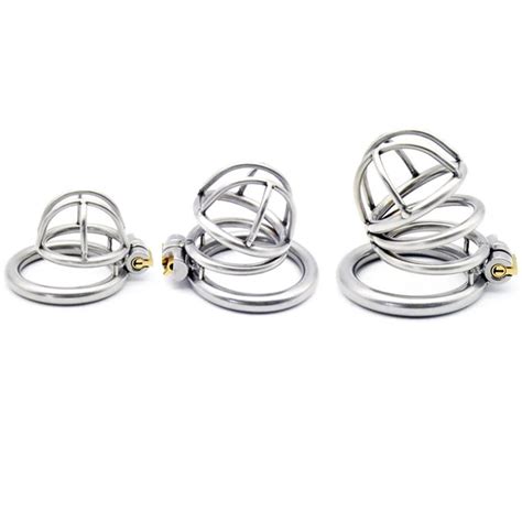 Hollow Male Stainless Steel 3 Size Cage Choose Bird Chastity Device Metal Cock Penis Ring Lock