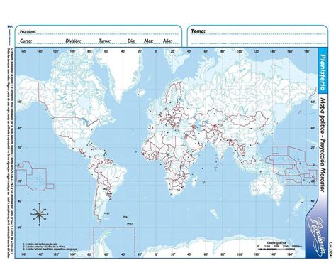 Mapa Planisferio Mapa Mapas Mapamundi Para Imprimir Mapa Escolar