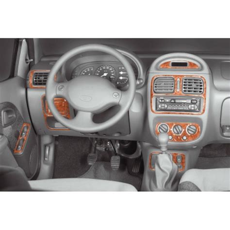 Interieur interior cluster tableau de bord. Décoration de tableau de bord, portes Renault Clio RN, RT