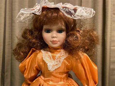 vintage ashley belle porcelain doll etsy