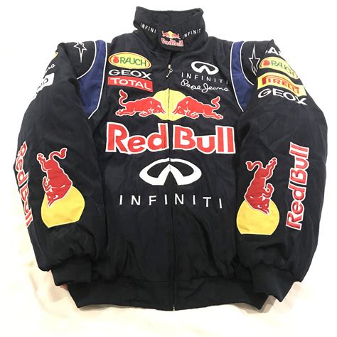 Nascar Jacket Red Bull Vintage Racing Jacket 90s F1 Racing Etsy