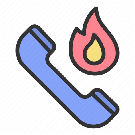 Hotline Customer Care Support Fire Icon Download On Iconfinder