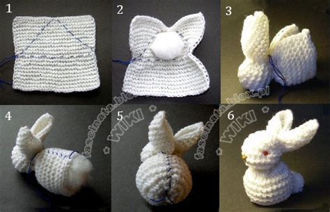 Easy to knit bunny hat for babies. Knitted Square Bunny Rabbit - Simple Steps, Tutorial