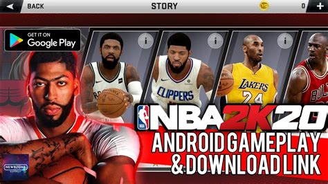 Nba 2k20 Android Gameplay Download Apk And Data Mods Unli Vc Youtube