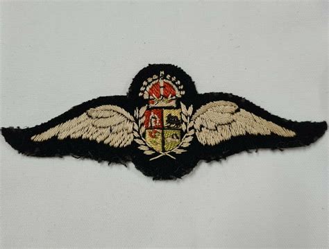 Ww2 Royal South African Air Force Woven Pilot Qualification Rsaaf