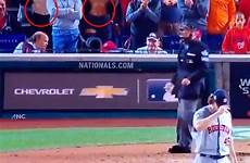 nationals astros mlb pitcher flashers stunts bans banned ban handed