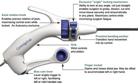 Autonomy Laparo Angle Instruments Cambridge Endoscopic Devices