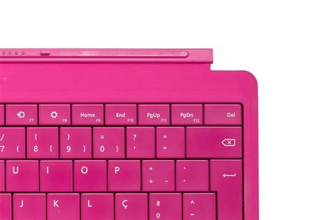 Keyboard Microsoft Surface Type Cover 2 Pink Qwerty Portuguese Grade