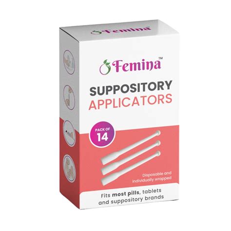 Femina Vaginal Suppository Applicators Velobiotics