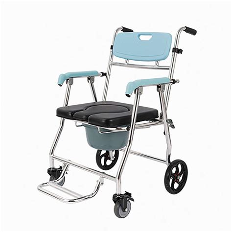 The last word on portable mobility. Portable Medical Aid Mobility Commode, Tiltable backrest ...
