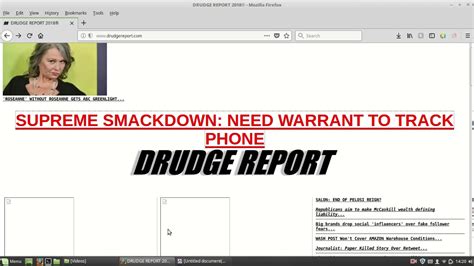 Drudge Report Breaking News Update Supreme Court Ruling Youtube