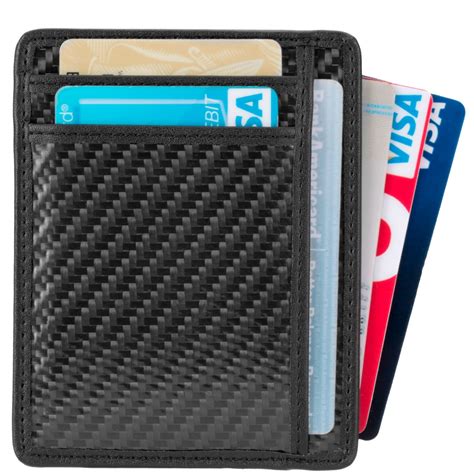 Buy small credit card wallet and get the best deals at the lowest prices on ebay! Aliexpress.com : Buy Ultra Slim Wallet RFID Front Pocket Carbon Fiber Wallet Minimalist Secure ...