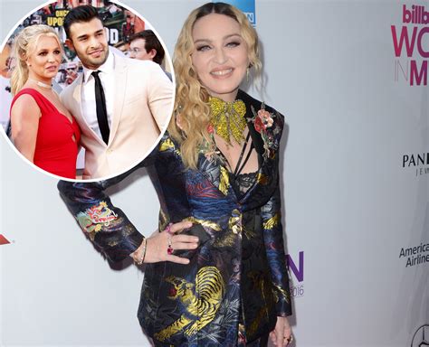 madonna reveals she checked in on britney spears after her engagement news perez hilton