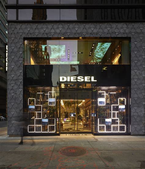 Diesel Store New York Madison Ave Wonderwall Entrance Design Storefront Design Store