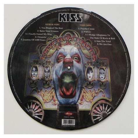 Disco De Vinil Kiss Psycho Circus Picture Disc Importado Vinil