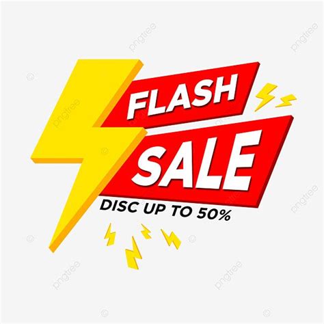 Flash Sale Yellow Red 3d Disc Sale Label Png Transparent Clipart
