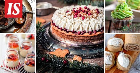 Jälkiruoat kruunaavat juhla-aterian. | Food, Desserts, Mini cheesecake