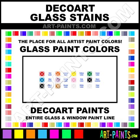 Decoart Glass Stain Glass And Window Paint Colors Stains Inks Stained Glass Decoart Glass