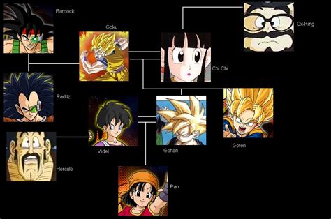 If this was a top 10 dragon ball characters it would probably be goku and bulma then others after. Goku Family Tree « Dragon Ball Z Images , Characters and ...