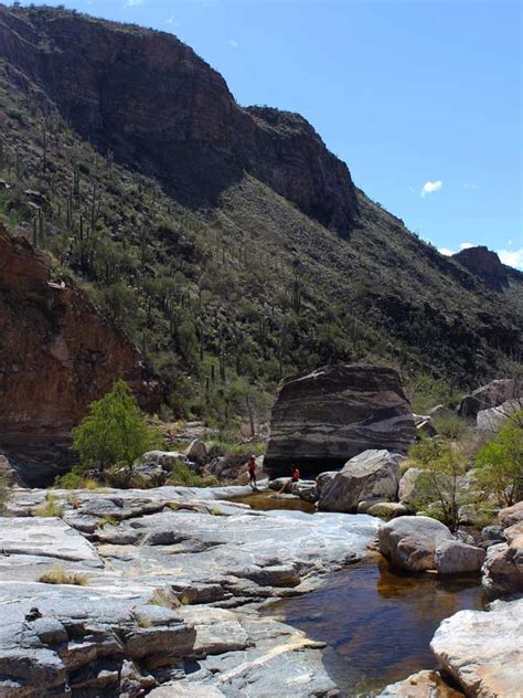 Tucson Arizonas Bear Canyon Hiking Trail To Seven Falls Wow