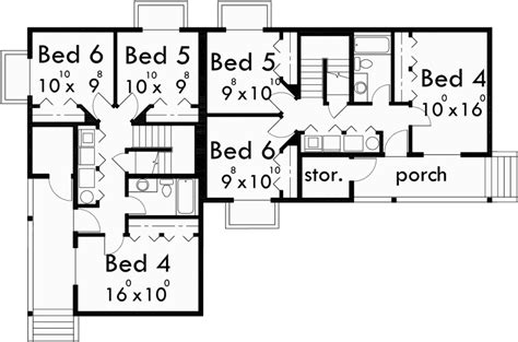 6 Bedroom Floor Plans With Basement Flooring Ideas
