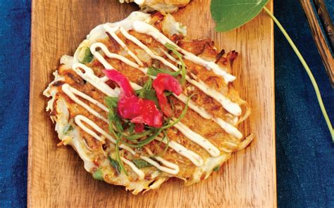 Okonomiyaki Savory Japanese Pancakes Vegan One Green Planet