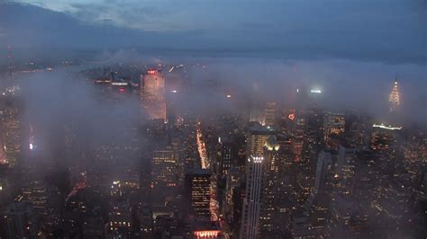 Time Lapse Of New York City Skyline At Night Stock Footage Sbv