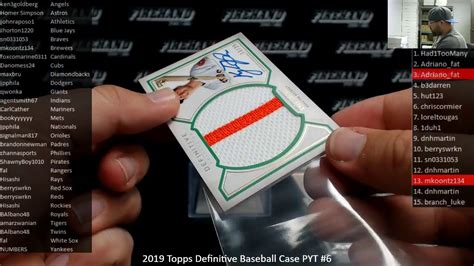 Maybe you would like to learn more about one of these? Firehand Cards Live Streaming Group Break Card Show ...