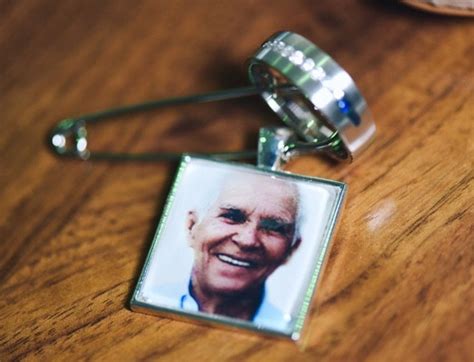 Groom Boutonniere Lapel Pin Custom Photo Memorial Photo Etsy