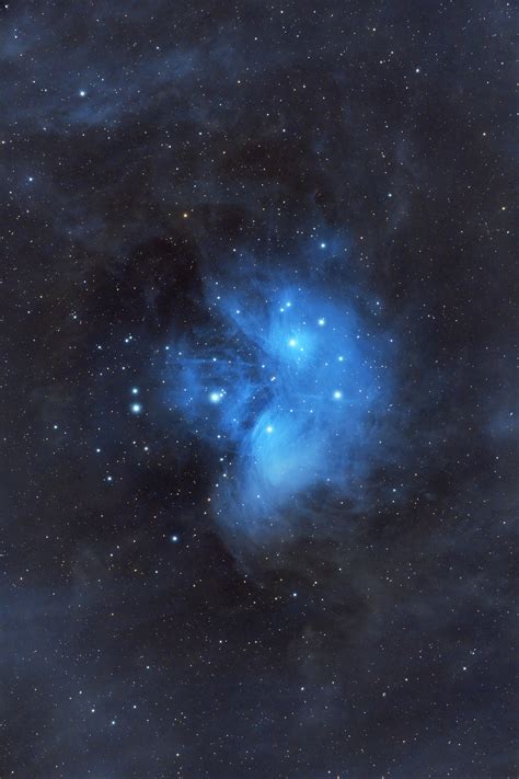 Messier 45 The Pleiades Rastrophotography