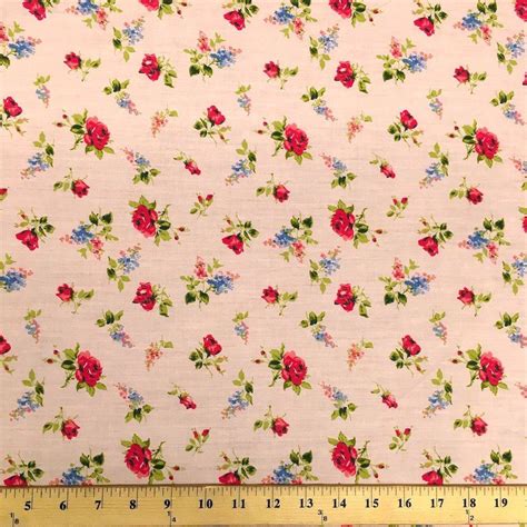 Delilah Pink Print Broadcloth Printing On Fabric Fabric Patterns