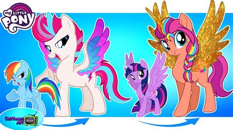 My Little Pony G4 Growing Up Into G5 A New Generation Pony Characters