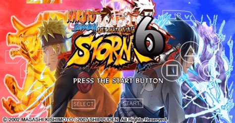 تحميل لعبة Naruto Ultimate Ninja Storm 6 على محاكي Ppsspp ناروتو مود