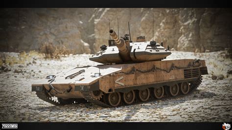 Leopard 2a7 And Merkava Mk 4 Advanced Tank Blueprint Combo Pack In