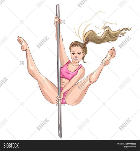 Pole Dance Postures Image And Photo Free Trial Bigstock