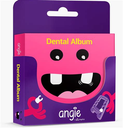 Dental Album Premium Rosa Angie Higiene Bucal Mom And Me Importados