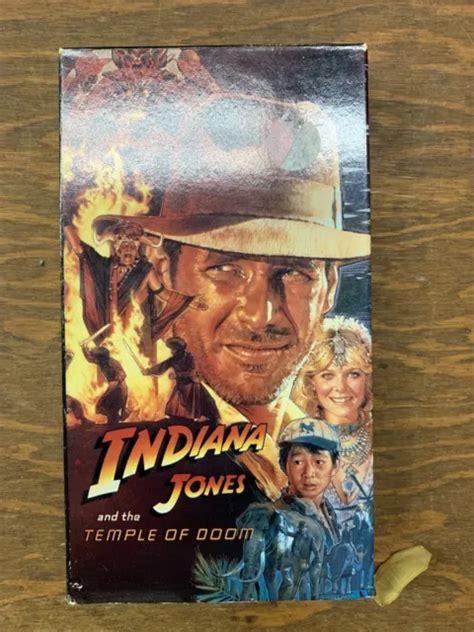 INDIANA JONES AND The Temple Of Doom VHS 1989 Harrison Ford