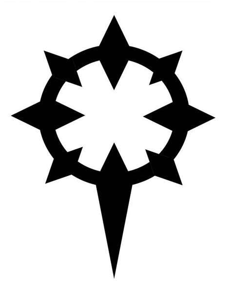 Khaos By Krazedkei Cool Symbols Fantasy Symbols Art Logo