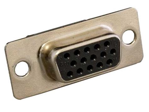 Hd15 Female Crimping Housing Connector