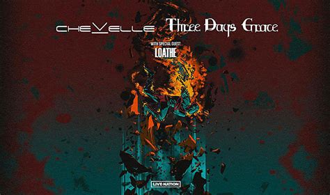 Three Days Grace Chevelle Announce 2023 Co Headlining Tour With Loathe Skratch N Sniff