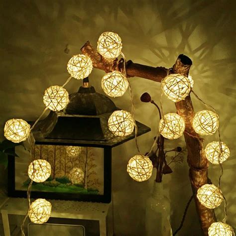 Buy Led Gold Ball String Lights Best Price 2022 Molooco