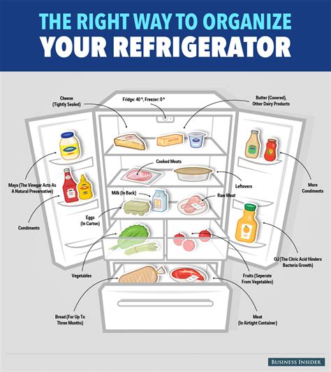 Heres The Right Way To Organize Your Refrigerator Fridge