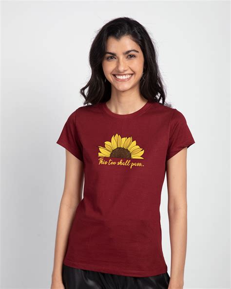Buy This Too Shall Pass Half Sleeve T Shirt Scarlet Red Online At Bewakoof