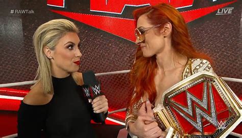 Wwe Interviewer Sarah Schreiber Loves Improvising With Becky Lynch And Kevin Owens