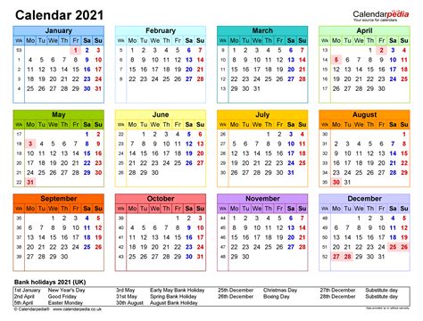 Twelve months in one or separate worksheets. calendar 2021 uk free printable microsoft word templates 2 ...