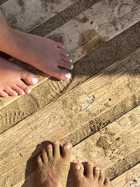 Sandy Tiny Twin Toes Ready To Be Cleaned Fun With Feet