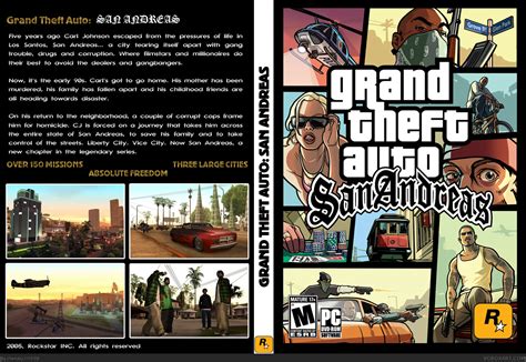 Grand Theft Auto San Andreas Pc Box Art Cover By Zhekalu