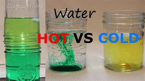 12 Visible Atomic Motion In Hot And Cold Water Experiment Water